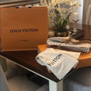 LOUIS VUITTON Damier Azur Canvas Delightful Bag